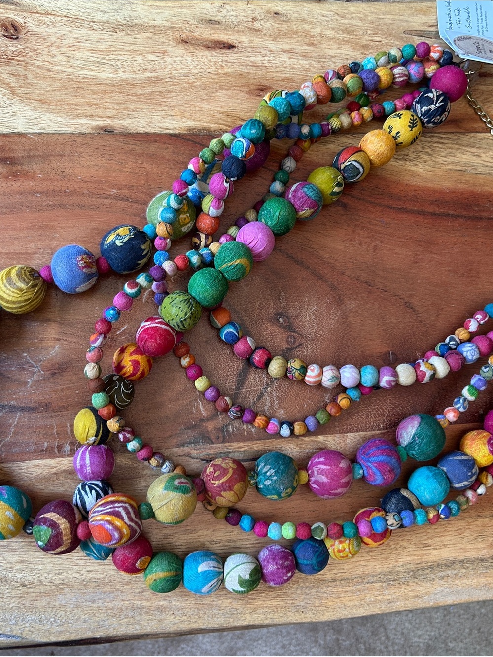 Sumiye Co - Necklace | Artisan Kantha Statement.